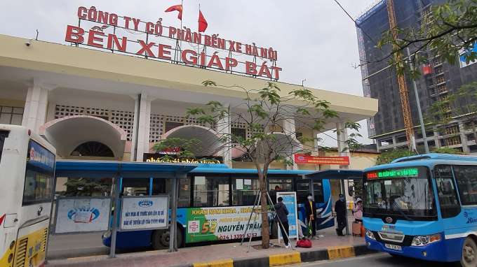 Xe đi Vĩnh Yên từ Giáp Bát
